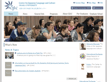 Tablet Screenshot of cjlc.osaka-u.ac.jp